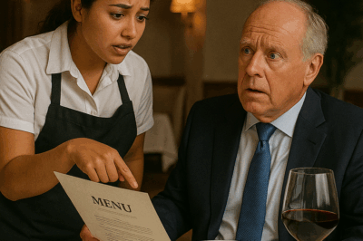 “Una camarera tradujo el menú en francés para un cliente misterioso que no hablaba el idioma. Minutos después, el hombre descubrió que ella acababa de salvarle la vida… y que el plato que estaba a punto de pedir contenía algo que nunca debió llegar a su mesa.”