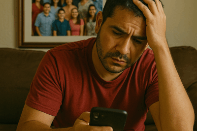 Mi padre me escribió: “No esperes que nadie aparezca en tu cumpleaños.” Sonreí con tristeza… hasta que vi la foto del grupo familiar. Todos estaban allí, riendo sin mí. Lo que hice después cambió para siempre cómo nos miramos como familia.