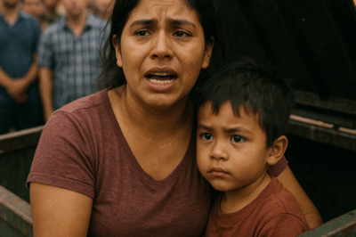 “Mis padres me echaron a la basura junto con mi hijo, cerraron la tapa y gritaron: ‘Ahí es donde perteneces’… pero años después, frente a la multitud, él señaló hacia ellos y dijo con la voz firme que cambió todo: ‘No, los que pertenecen ahí son ustedes.’”