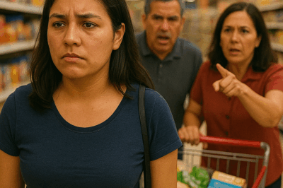 “Mis padres me humillaron en medio del supermercado, gritándome delante de todos por algo que no hice… pero lo que pasó después, cuando decidí dejarlo todo atrás, cambió para siempre la forma en que veía mi vida.”