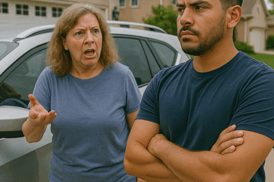 Me negué a lavar gratis el coche de la mujer más autoritaria del vecindario — minutos después llegó la policía, y lo que empezó como una acusación absurda acabó exponiendo una verdad tan escandalosa que cambió para siempre la historia del lugar.
