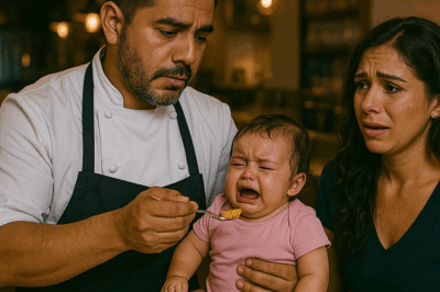 Un chef viudo y padre soltero consoló a un bebé que lloraba sin parar en su restaurante sin saber quién era su madre. Cuando la mujer regresó —una empresaria multimillonaria acostumbrada al control—, lo que vio la hizo romper en llanto frente a todos.