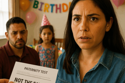 “Durante la fiesta de cumpleaños de mi hijo, una invitada decidió revelar frente a todos que una prueba de ADN demostraba que él no era mi hijo… pero lo que nadie sabía era que yo también tenía un secreto, uno que iba a cambiar la vida de todos los presentes.”