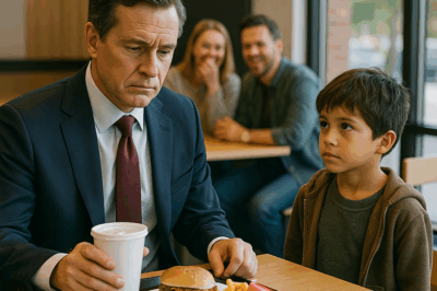 “Un multimillonario fue ridiculizado por cenar solo en un lujoso restaurante, pero cuando un niño pobre se acercó tímidamente para pedir sentarse con él, ocurrió algo tan inesperado y conmovedor que dejó a todos los presentes en absoluto silencio.”