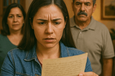 “Un año después de reconciliarme con mi hermana y recuperar la paz familiar, descubrí una carta escondida que mi padre había dejado antes de morir… y lo que revelaba cambió para siempre la forma en que recordaba mi pasado.”
