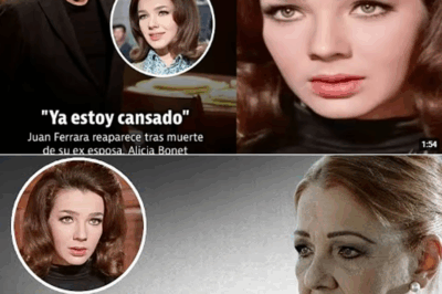 🌹 “¡Ya estoy cansado!” — El doloroso regreso de Juan Ferrara en el sepelio de Alicia Bonet