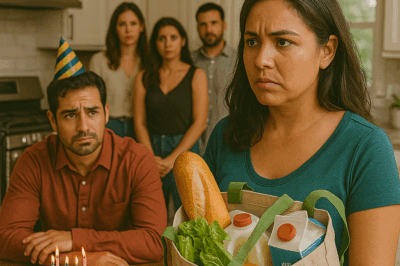 “Desde ahora comprarás tu propia comida”, me dijo mi esposo con frialdad, separando el refrigerador en dos. Durante semanas fingí obedecer, sin decir una palabra. Pero en el día de su cumpleaños, cuando creyó que yo lo había olvidado, entendió que el hambre más dura no siempre es la del estómago.