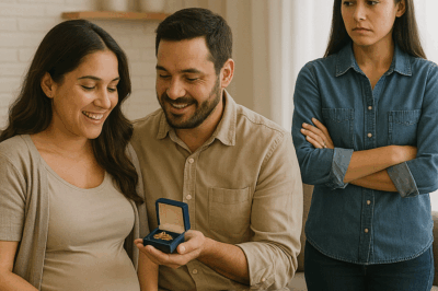 “Mi esposo le regaló a su hermana la joya familiar y el dinero del bebé — pensaron que me quedarían en silencio, pero lo que hice después cambió para siempre la historia de nuestra familia”