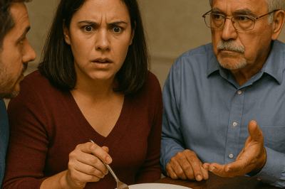 “Mi suegro envenenó mi comida, pero mi esposo dijo que todo estaba en mi cabeza… hasta que llegaron los resultados del laboratorio, y lo que descubrimos después no solo cambió mi matrimonio, sino que reveló un secreto familiar que llevaba más de veinte años oculto bajo nuestras propias comidas.”