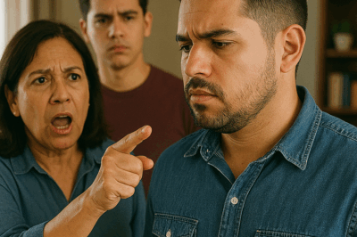 Cuando mi madre descubrió cuánto ganaba, apareció en mi puerta con mi hermano malcriado exigiendo que compartiera mi dinero… pero lo que sucedió después esa noche cambió para siempre la forma en que veía a mi familia, su amor y las verdaderas razones detrás de su visita inesperada.