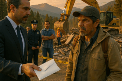 “La HOA ‘por error’ demolió mi casa de un millón de dólares en la montaña y luego intentó sobornarme para que guardara silencio. Lo que no sabían era que había grabado todo… y el escándalo apenas comenzaba.”