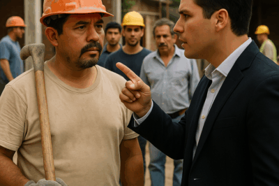 “Le dijo al albañil que solo era un empleado, sin imaginar que el hombre al que menospreció era el nuevo dueño de toda la construcción… y que aquella mañana cambiaría el destino de todos los que estaban allí.”