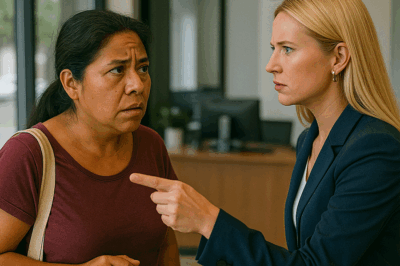 Una mujer rubia y elegante humilló a una anciana por intentar retirar solo 500 dólares, pero cuando el esposo multimillonario de la anciana llegó al banco, todos comprendieron la lección más cara de sus vidas.