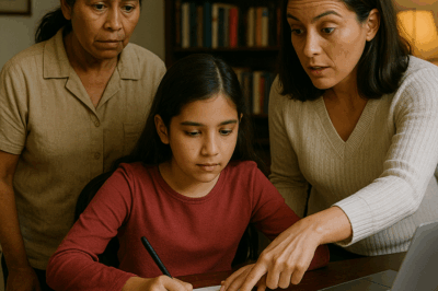“Una señora le pidió a la hija de su empleada que escribiera en japonés, solo para burlarse delante de sus invitados. Lo que nadie imaginaba era que la joven dominaba nueve idiomas y tenía un secreto que dejaría a todos en silencio esa misma noche.”
