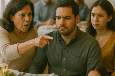 “Durante el almuerzo de Pascua, mi madre me señaló frente a todos y gritó: ‘¡Tú eres la razón por la que esta familia se está desmoronando!’. Nadie esperaba mi reacción… ni el secreto que estaba a punto de salir a la luz.”