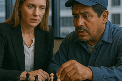 El multimillonario director ejecutivo, famoso por humillar a sus empleados, retó a la conserje de su empresa a una partida de ajedrez alemán frente a todos. Lo que ocurrió después dejó al consejo, a los inversores y a todo el país completamente sin palabras.