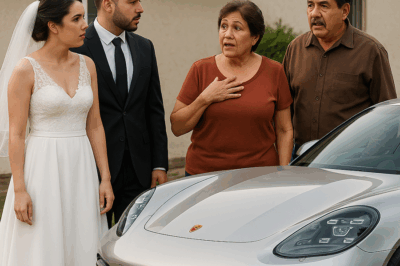 “Mis padres ignoraron mi boda y me dijeron que ‘no valía la pena celebrarla’… pero cuando me vieron llegar meses después en un Porsche de 135.000 dólares, su sonrisa cambió tan rápido que por primera vez entendí el verdadero precio del orgullo… y de la hipocresía.”