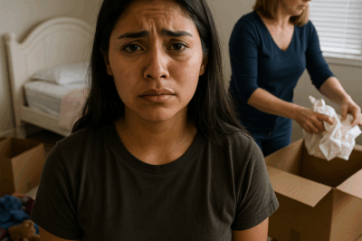 “Mi madre vació mi habitación mientras yo lloraba en el funeral de mi abuelo… y cuando volví, descubrí que todo lo mío había desaparecido para dejarle el espacio a la hija de su nuevo esposo. Pero lo que encontré escondido bajo mi cama cambió todo.”