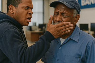 El arrogante cliente que humilló al anciano conserje en un banco sin saber que su víctima era el padre del director general: una lección inolvidable sobre respeto, orgullo y las sorpresas que la vida guarda para quienes juzgan sin mirar el corazón.