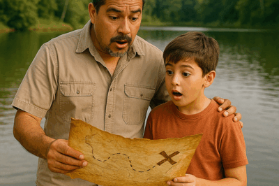 “Un padre soltero heredó un pequeño lago sin valor y pensó venderlo por unas monedas. Pero su hijo, jugando en la orilla, descubrió algo brillante bajo el agua. Lo que encontraron escondido en el fondo cambió su destino… y reveló un secreto familiar valuado en más de cuatro millones.”