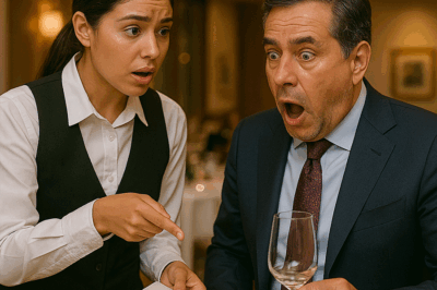 La camarera dijo: «Señor, esa es la firma de mi papá» — El CEO millonario dejó caer su copa, en shock