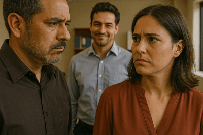 Ella me miró con frialdad y dijo: “Quiero el divorcio.” Su compañero de trabajo sonrió como si ya hubiera ganado… hasta que le respondí: “Perfecto, es toda tuya.” Lo que pasó después dejó a todos en silencio.