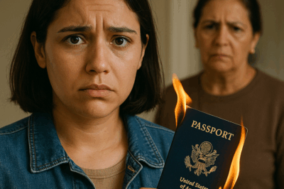 “Mi suegra quemó mi pasaporte justo antes de nuestro viaje familiar al extranjero. Dijo que fue ‘un accidente’, pero lo que descubrí en su habitación esa misma noche —una caja escondida, una foto antigua y una carta dirigida a mi nombre— cambió por completo cómo veía a mi propia familia.”