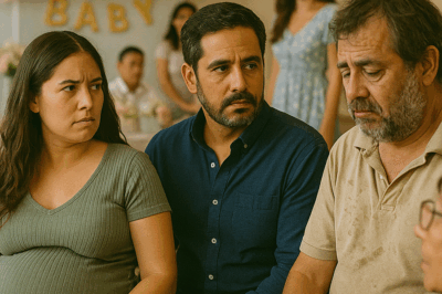 “En el baby shower de mi hermana, yo tenía nueve meses de embarazo. Mis padres nos sentaron junto a un extraño en la última mesa… pero cuando descubrí quién era realmente y por qué lo habían invitado, mi mundo se derrumbó por completo.”