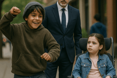 El empresario más poderoso de la ciudad creyó haberlo visto todo, hasta que una noche encontró a un niño de la calle bailando para su hija enferma — lo que empezó como un acto inocente terminaría revelando un destino que cambiaría sus vidas para siempre.