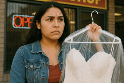 Mi madre empeñó en secreto mi vestido de boda y lo descubrí por accidente: la desgarradora historia de cómo recuperé lo que simbolizaba mi felicidad, enfrenté la traición más inesperada y tomé una decisión que cambió mi familia para siempre en vísperas del gran día.