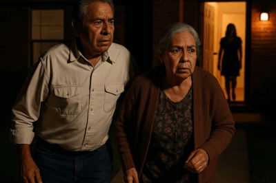 “Una pareja de ancianos huyó de la casa de su propio hijo en plena medianoche tras escuchar, detrás de la puerta, el plan cruel y secreto de su nuera… lo que ocurrió después dejó a toda la familia conmocionada.”
