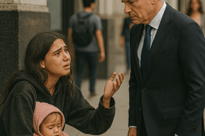 Él solo quería irse a una reunión cuando una chica desamparada golpeó su ventanilla con una bebé en los brazos — su súplica desesperada parecía un acto de locura, pero la decisión que tomó aquel hombre reveló un secreto que nadie estaba preparado para conocer.