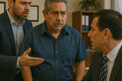 “Mi yerno me presentó frente a su jefe como ‘el desempleado de la familia’ para presumir de su éxito… segundos después, el jefe cambió de expresión, pidió hablar en privado y lo despidió en el acto. Nadie imaginó por qué.”