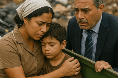 💔 El millonario halla a su empleada y su hijo en un basurero: lo que descubre le rompe el corazón