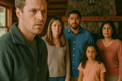 Fui a mi cabaña en las montañas para descansar después de meses de trabajo, pero al llegar encontré a mi hermana, su esposo y toda su familia viviendo allí como si fuera suya… y lo que descubrí después me dejó helado