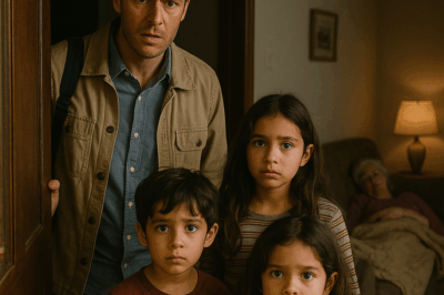 “Interrumpí mis vacaciones y volé de regreso porque mi madre me llamó diciendo que estaba muriendo. Pero cuando llegué a su casa, no encontré una mujer enferma… sino tres niños abandonados que me miraron como si ya me conocieran.”