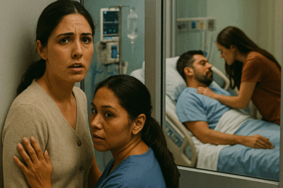 “Corrí al hospital cuando me avisaron que mi esposo estaba en la UCI. Una enfermera me detuvo y susurró: ‘Escóndase… y espere’. No entendí por qué hasta que miré por la ventana y vi lo que jamás imaginé de él.”