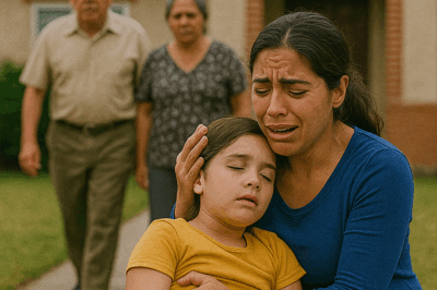 💔 Mi hija de 10 años casi muere porque mis padres se negaron a llamar a una ambulancia y se fueron