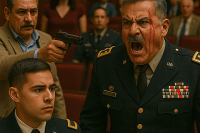 “En mi ceremonia de graduación militar, mi padrastro sacó un arma frente a todos. En segundos, el general a mi lado reaccionó con una furia tan inesperada que lo cambió todo: la verdad que estalló aquel día destruyó años de silencio y secretos.”