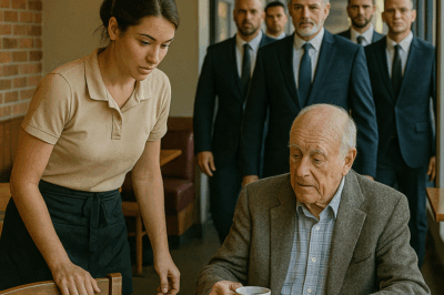 A Waitress Helped an Old Man Every Morning — But One Day, His Lawyers Walked In With 4 Bodyguards