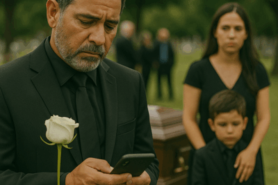 “Mientras enterraba a nuestro hijo de cinco años, mi esposa disfrutaba en Hawái con su amante. Durante el funeral, recibí un mensaje suyo: ‘Lo siento, necesitaba escapar’. Pero cuando descubrí la verdad detrás de ese mensaje, mi alma se rompió por completo.”