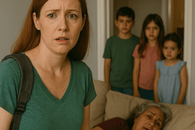 Regresé corriendo de mis vacaciones porque me dijeron que mi madre estaba “muriendo”, pero al llegar encontré tres niños abandonados en su casa… y lo que descubrí sobre quiénes eran y por qué estaban allí me cambió la vida para siempre