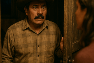 “Durante diez años, el ranchero vivió solo, rodeado de silencio y fantasmas del pasado. Nadie se atrevía a visitar su granja, hasta aquella noche de tormenta, cuando alguien golpeó la puerta. Al abrir, la vio: era la hermana de su esposa fallecida… y traía consigo una verdad que lo cambiaría todo.”