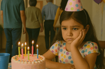 💔 En la fiesta de mi hija de 7 años, toda mi familia se levantó y se fue a los diez minutos…