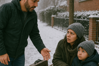 En medio de la nevada más fría del año, un hombre y su pequeño encontraron a una mujer y a su hijo acurrucados en la calle; no podía dejarlos allí, pero jamás imaginó que aquella decisión abriría una historia de amor, redención y segundas oportunidades.