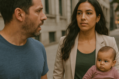 “Él la abandonó a ella y al bebé sin mirar atrás, pero años después, cuando la vio caminar frente a él con un secreto tan impactante como inesperado, el mundo de todos los presentes quedó completamente paralizado.”