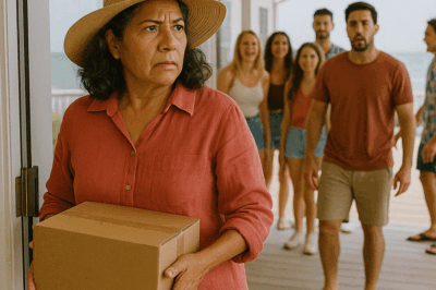 Compré una casa frente al mar para disfrutar mi jubilación en paz. Pero mi hijo llegó con un grupo de amigos ruidosos, creyendo que podía invadir mi descanso. Lo dejé hacer… hasta que les di una sorpresa que nunca olvidarían.