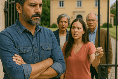 Restauré una hacienda abandonada — ¡Karen intentó entregar las llaves a sus padres! Entonces cerré la reja