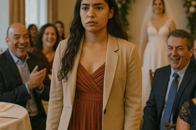 Mi familia se rió cuando llegué sola a la boda de mi hermana diciendo: “Ni siquiera pudo encontrar una cita”, pero cuando el maestro de ceremonias anunció el nombre del verdadero novio… el silencio se volvió más fuerte que la música.