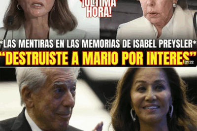 💥💣 ISABEL PREYSLER MIENTE 😳 LA MUJER DE MARIO VARGAS LLOSA REVELA SU VERDAD Y LA HUNDE 😱